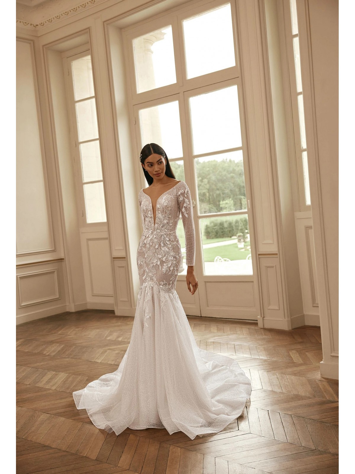 sachin and babi light blue dress Champagne Wedding Dresses