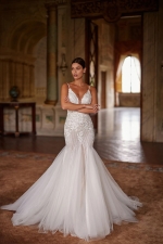 Luxury Wedding Dress with Beading, Skirt with Lining - Enraptured Bliss - LIDA-01344.42.17