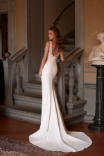 Luxury Wedding Dress - Mermaid Beaded Lace with Small 3D Flowers - Calla Dream - LDK-08314.00.17