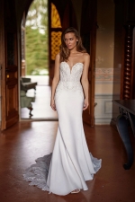 Luxury Wedding Dress - Mermaid Sweetheart with Embroidered Appliqués - Florana - LDK-08289.00.17